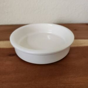 Cermer French ceramic custard cup cream round shallow small bowl